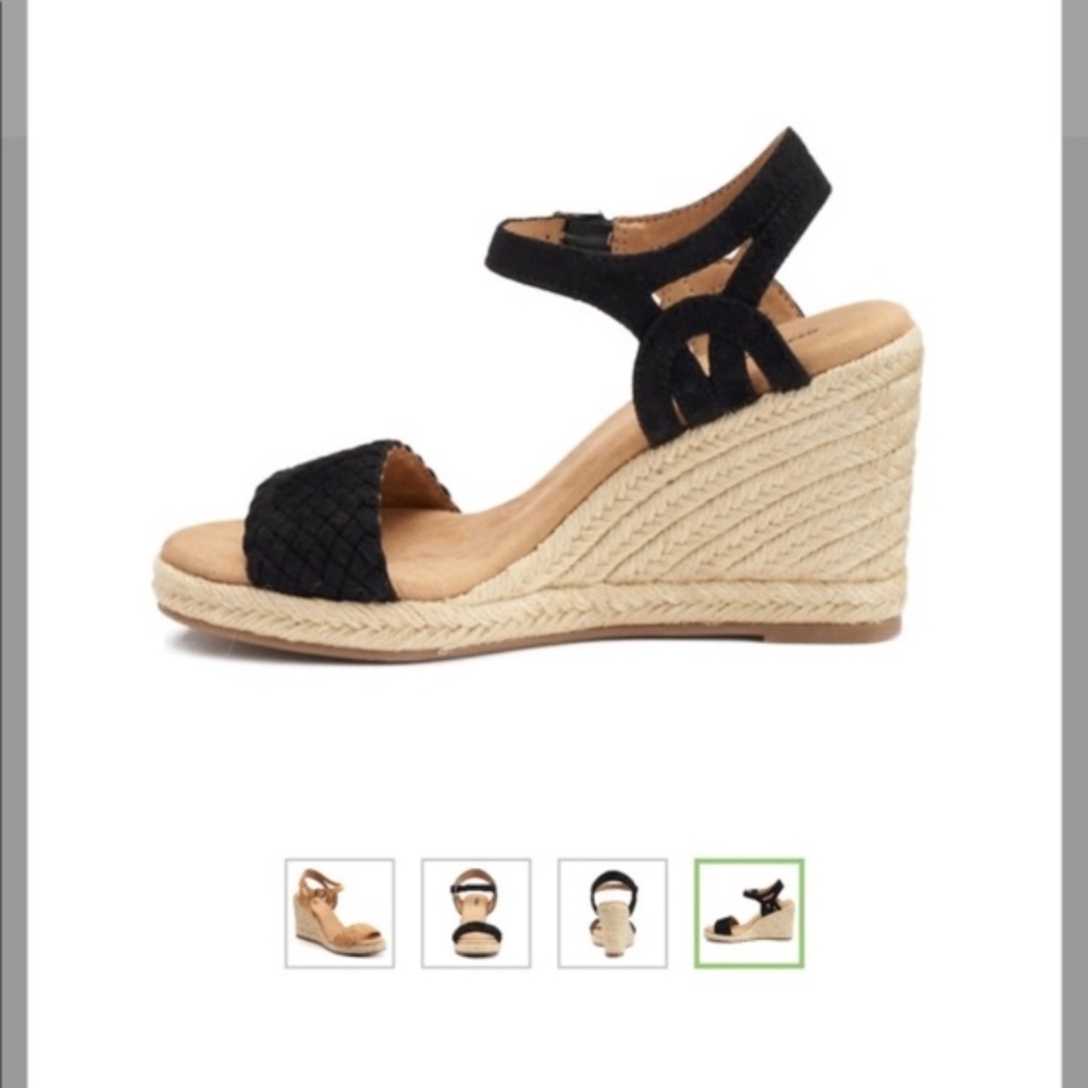 Sonoma Anet Women's Espadrille Wedge Sandals Tan - Picture 4 of 5